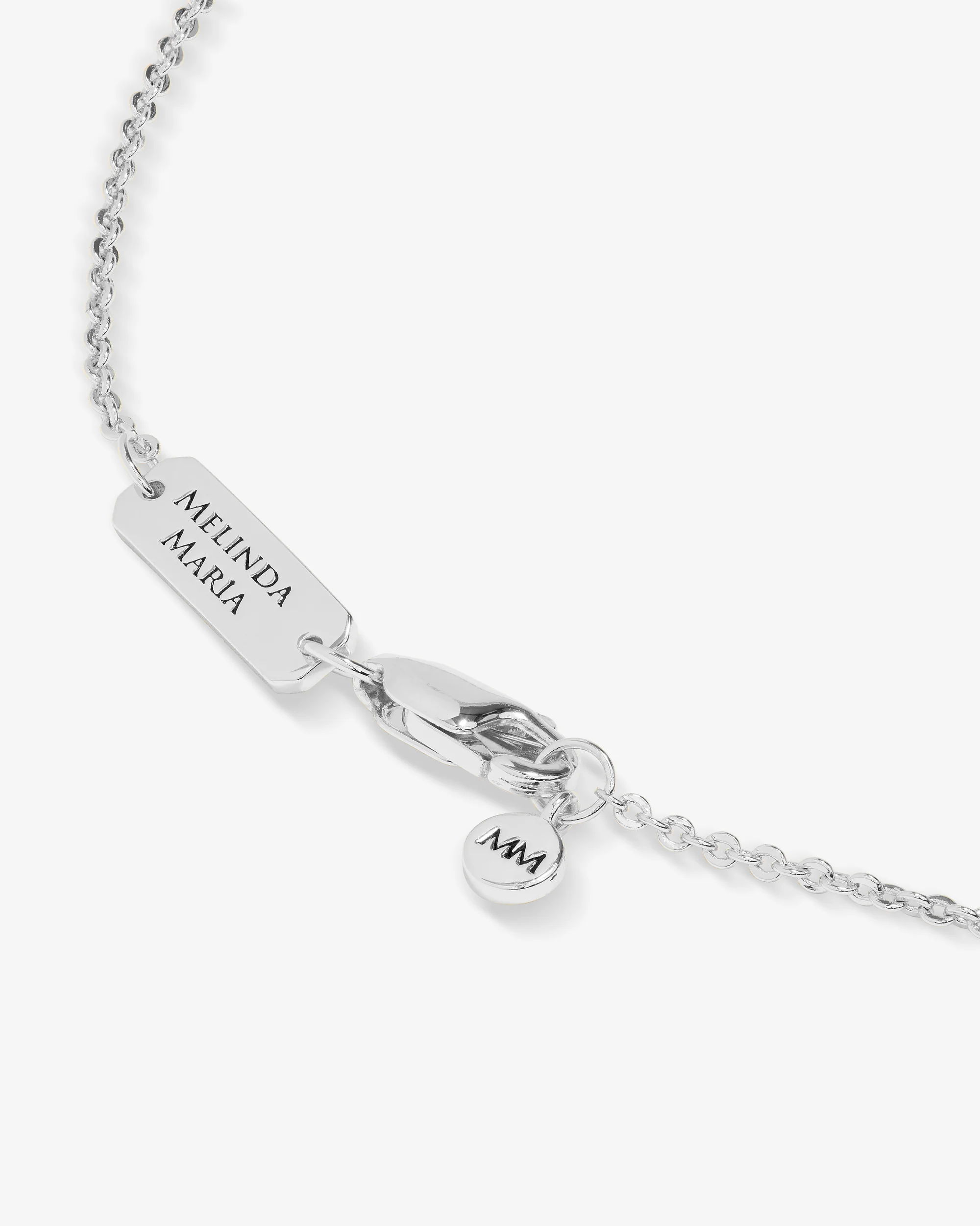 "Oh She Fancy" Small Cross Pendant - Silver|White Diamondettes - Image 5