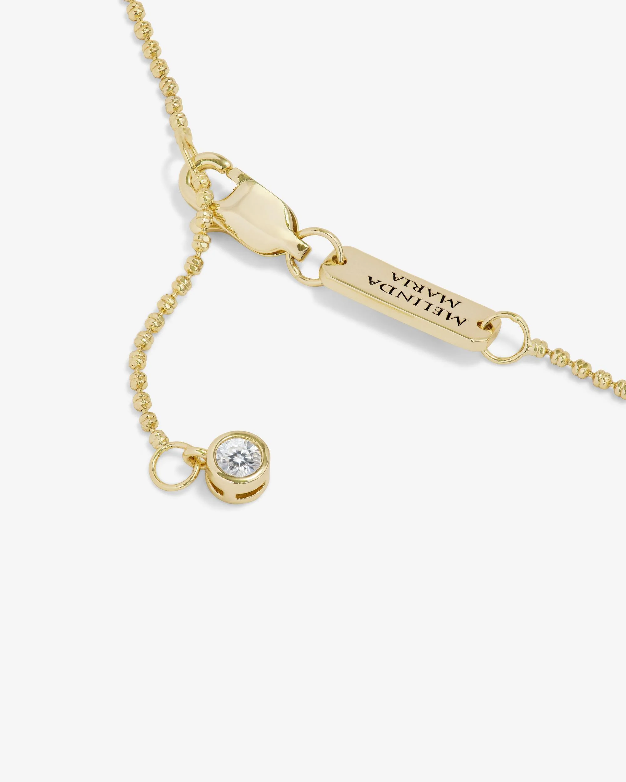 Ashley Venice Necklace - Gold|White Diamondettes - Image 5