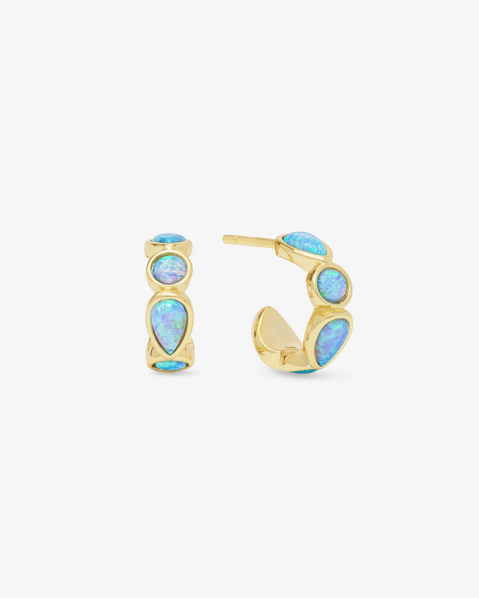Isla Huggies - Gold|Blue Opal