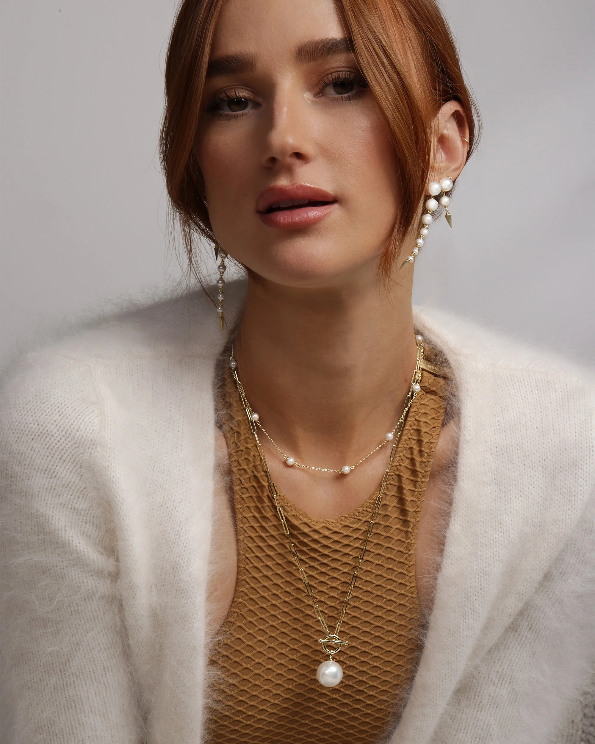 Perfect Pearl Infinity Necklace - Gold - Image 4