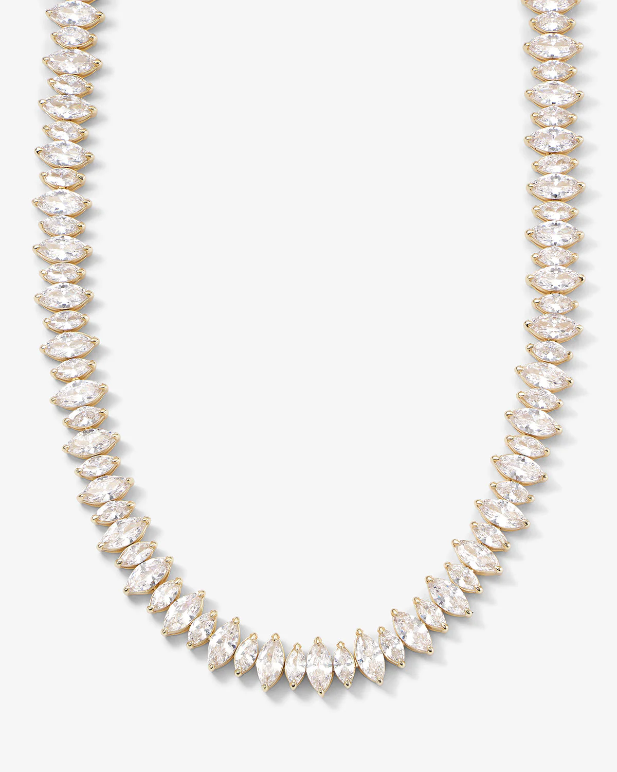 "She's So Fine" Choker - Gold|White Diamondettes